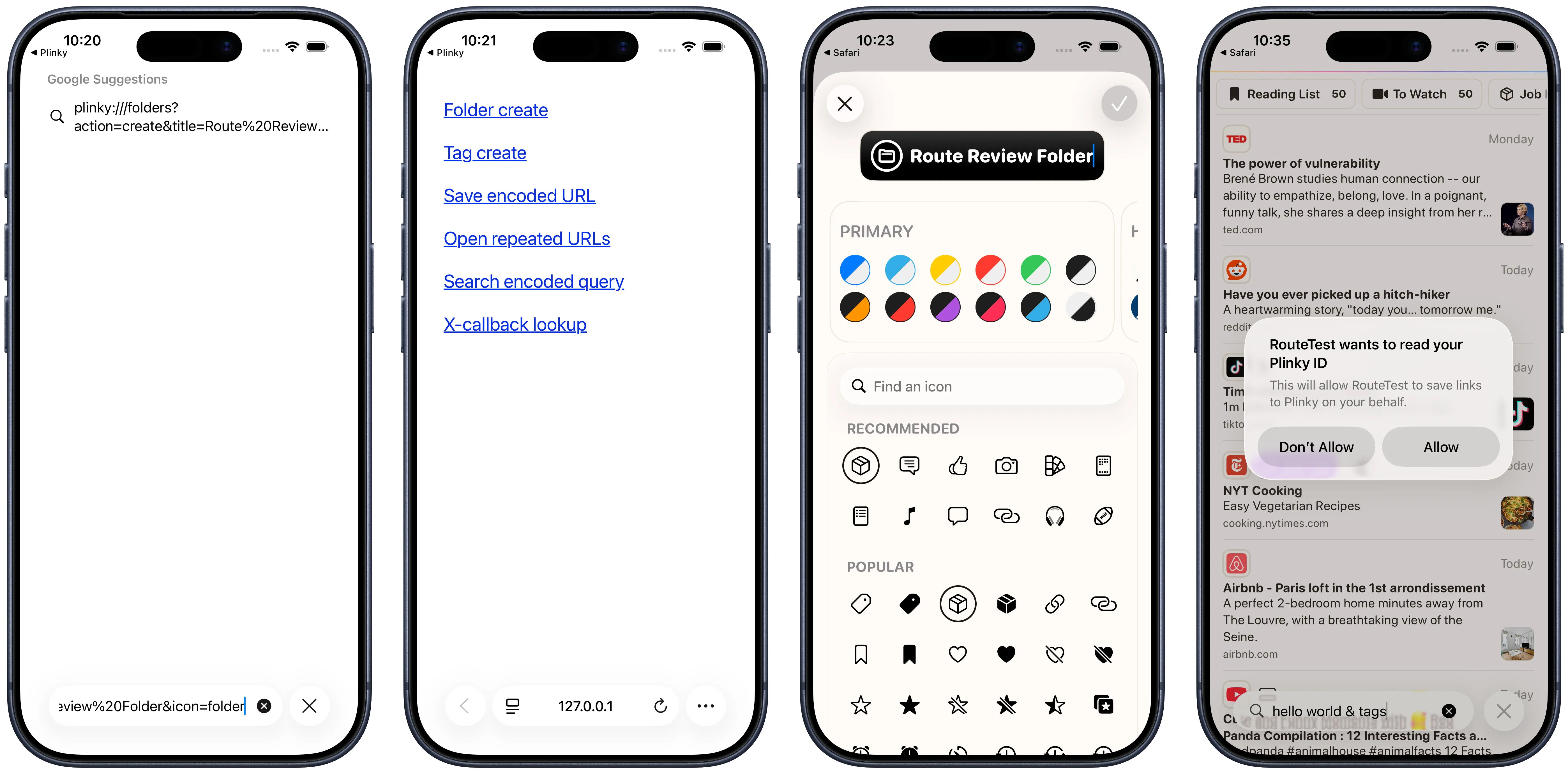 Multiple iOS simulators open during the deeplink testing process